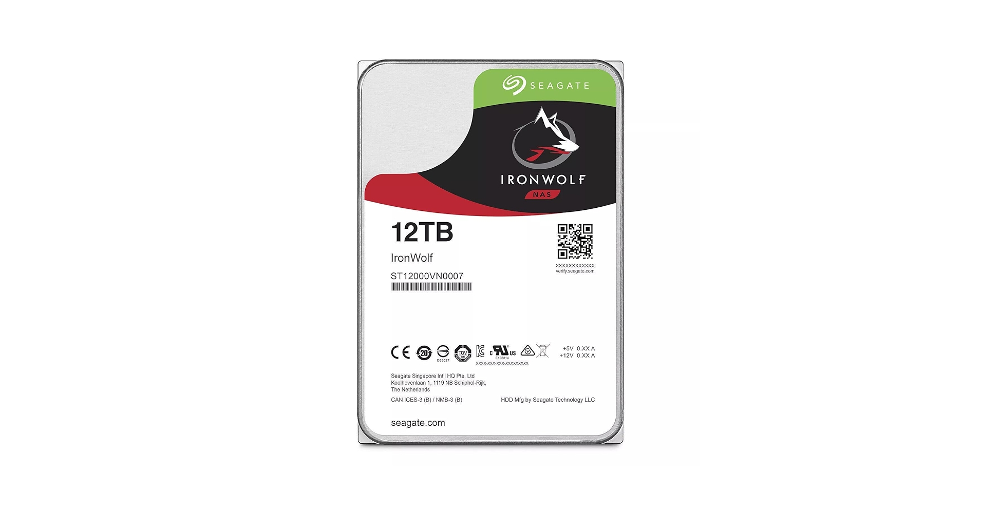 Amazon.com: Seagate IronWolf ST12000VN0007 12 TB 3.5