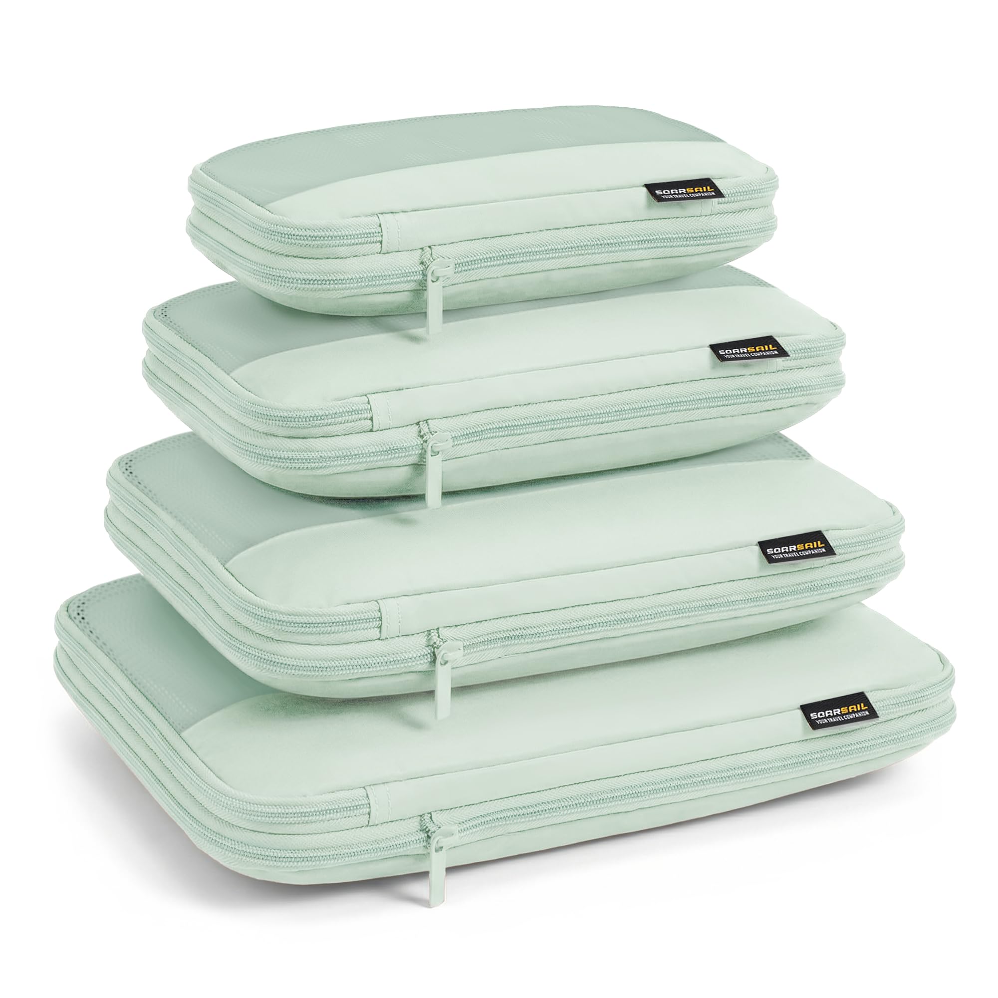 SOARSAIL 4 Piece Compression Packing Cubes