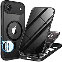 Vista 1 de BERFY Funda para iPhone Air, compatible con MagSafe, protector de pantalla de privacidad integrado y protección de cámara, cuerpo completo