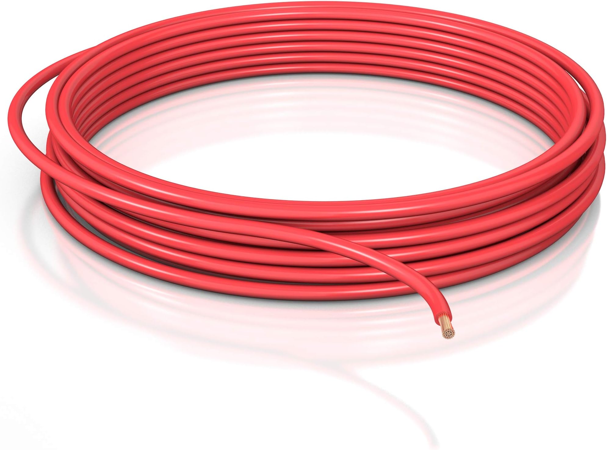 AUPROTEC Câble Unipolaire 4,0 Mm² FLRY-B Fil Électrique En Anneau