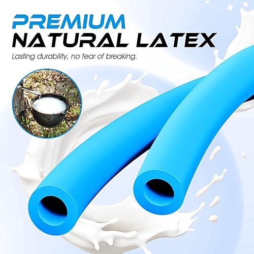 Miniatura 3 de Bandas de resistencia, banda de resistencia figura 8, bandas de ejercicio con asas para espalda, bandas de entrenamiento para brazos, hombros,