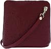 Italian Embossed Genuine Leather Crossbody Shoulder Bag Clutch Handbag For Women