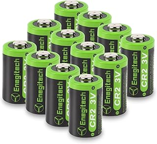 Enegitech CR2 3V Lithium Battery, CR15H270 1000mAh for Golf Rangefinder Nest Temperature Sensor Instax Mini Camera/Polaroid Camera Non-Rechargeable (CR2 12 Pack)