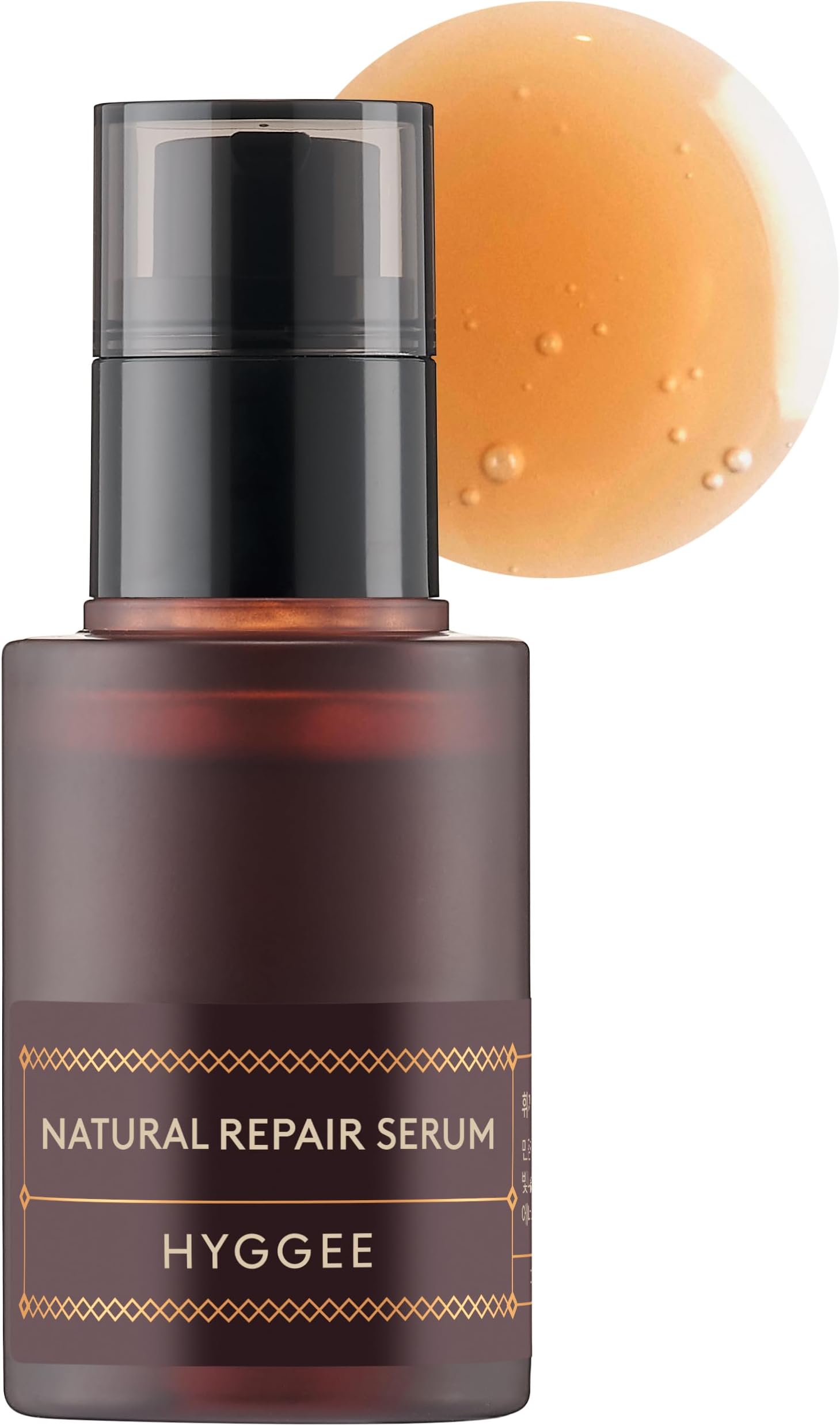 HYGGEE Natural Repair Serum - Hydrating & Nourishing Face Serum with Ginseng Extract - Antioxidant & Rejuvenating - Highly Concentrated Formula for Night Treatment - Skin Irritation Free, 1.01 fl.oz.