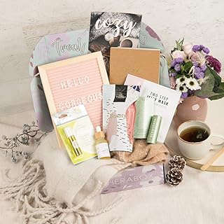 TheraBox Cozy Self Care Box with 8 Self Care Products for Warmth and Wellness - Cozy Box Sets are the Perfect Self Care Gifts for Women