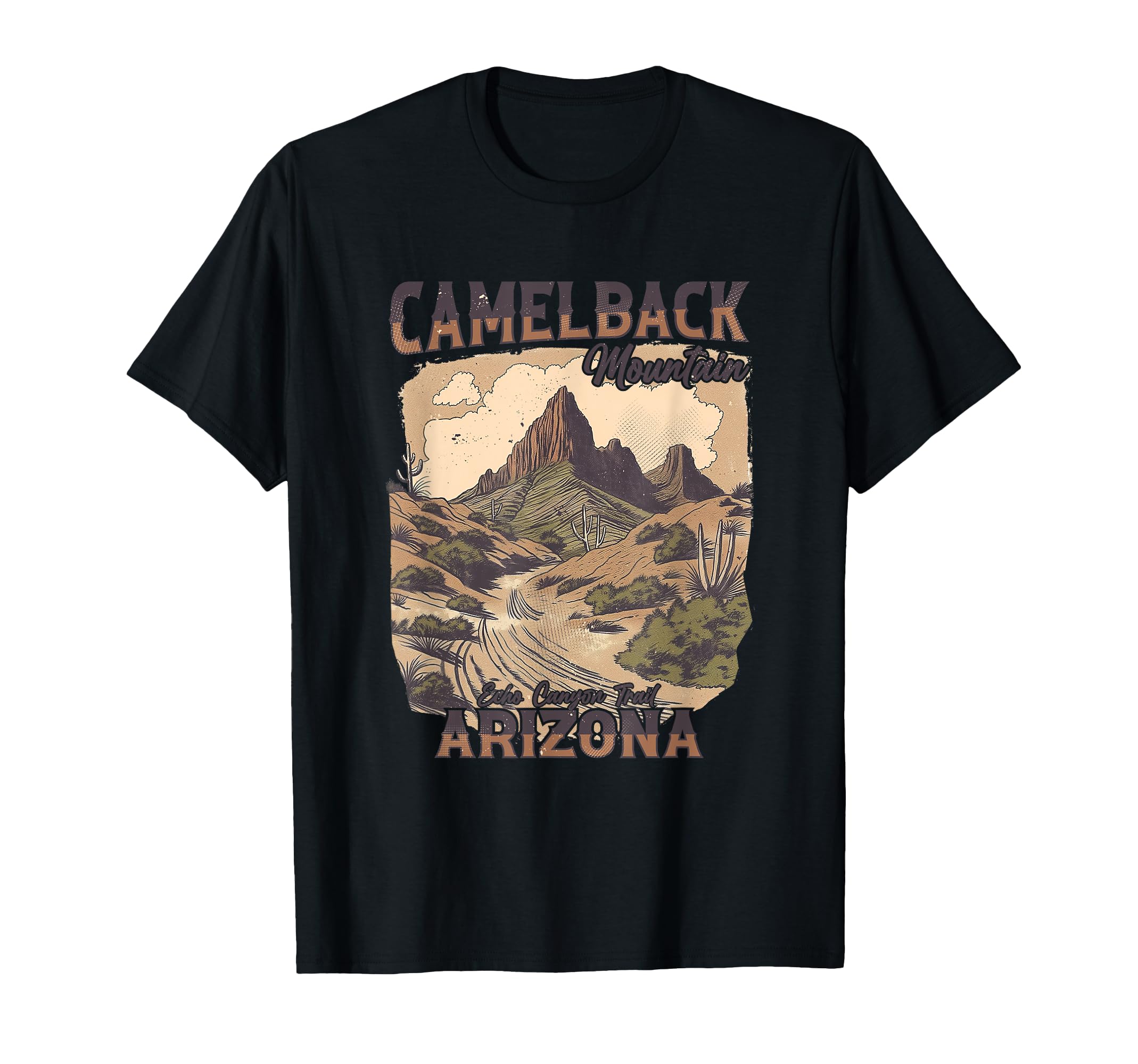 Camelback Mountain Echo Canyon Trail Arizona Hiking T-Shirt