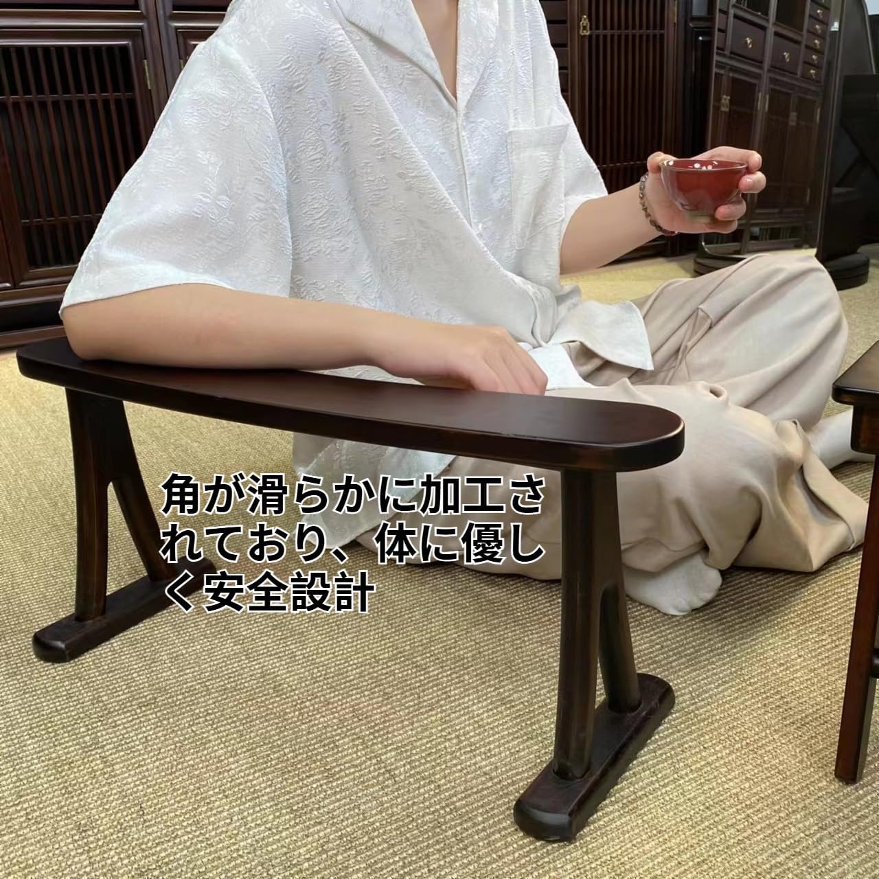 文机 肘掛け/脇息 和座椅子 3点セット 文机 肘掛け/脇息 和座椅子 3点セット 文机 肘掛け/脇息 和