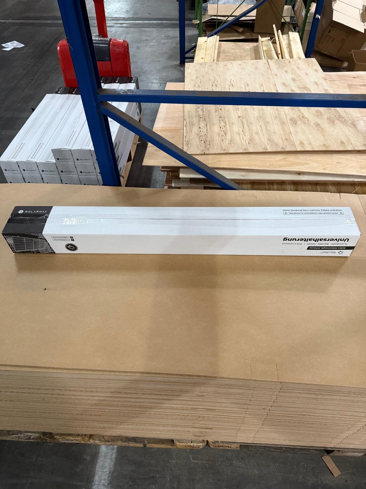 Solarway Balkonkraftwerk Halterung für Solarpanel | Balkon, Geländer, Fassade und Flachdach Befestigung für 2 Solarmodule Halterung Set | Neigungswinkel 15-30° | Schwarz