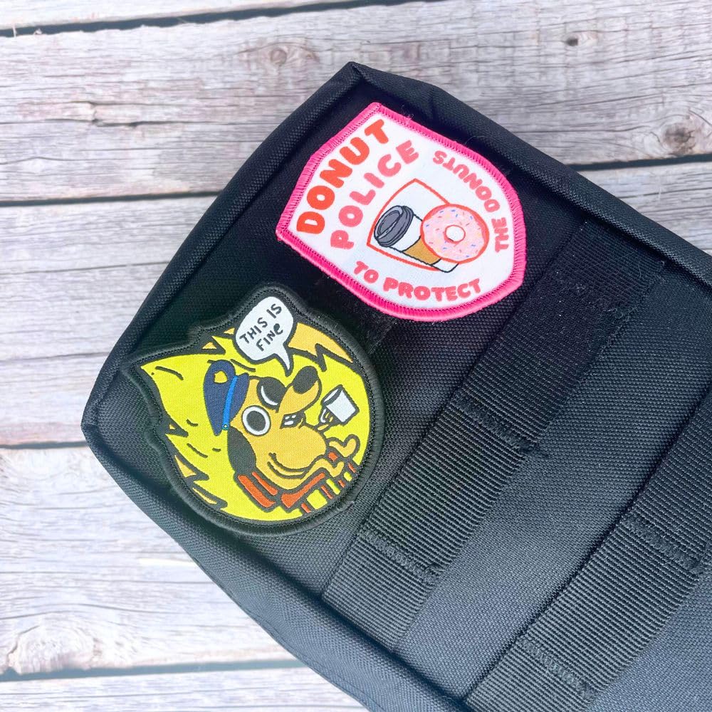 Wee Woo Driver Police SUV Driver Funny 3 Circle Removable Morale Patch Wee Woo Driver Police Suv 3 Inch Removable With Hook And Loop