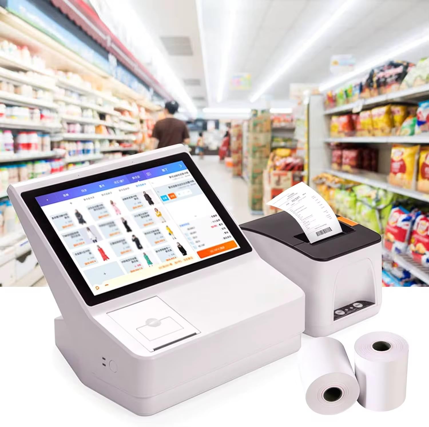 80 x 80mm Premium Thermal Till Rolls, Receipt Paper Rolls for Cash Register, EPOS Printer, POS Terminal, Credit Card Machine PDQ, for Epson, Citizen Printer. - Image 3