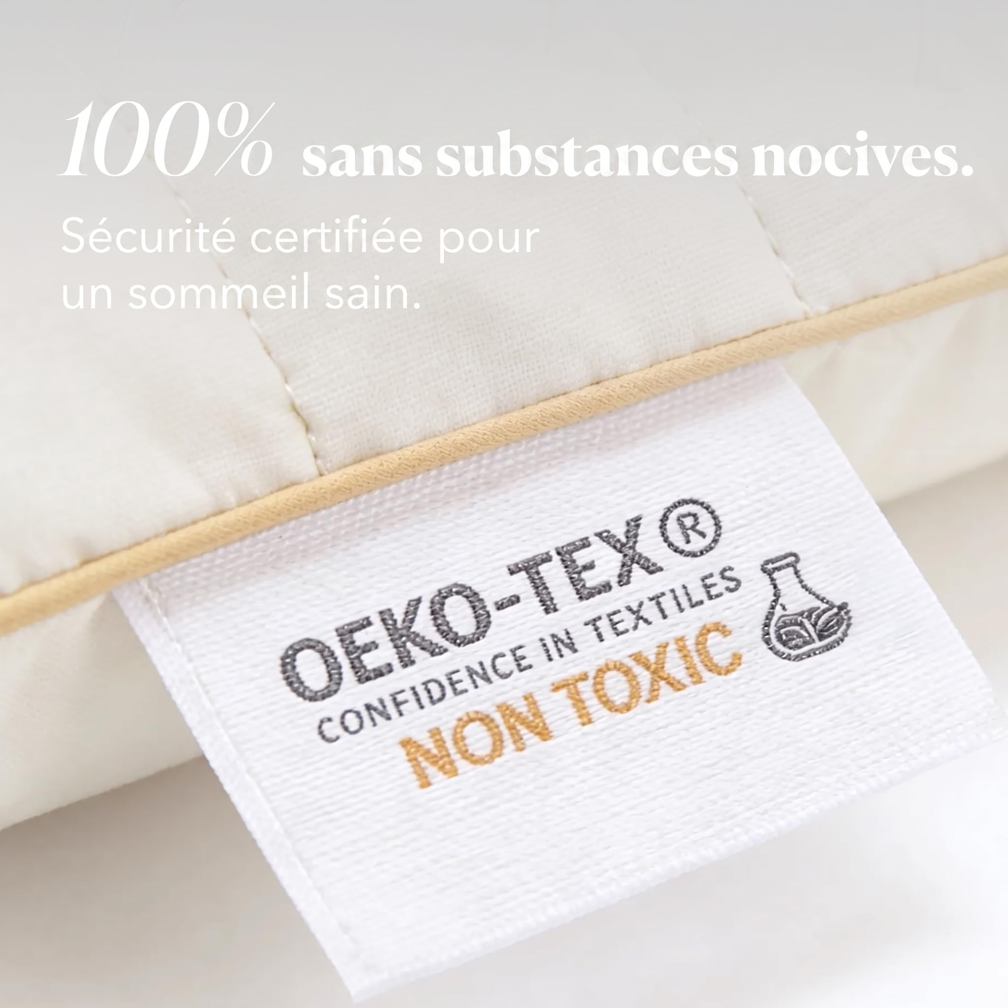 Oreiller Enfant Vitapur MemoDream Junior, Mousse Mémoire de Forme Hypoallergénique, Doux, Lavable, Certifié Oekotex-100, de 3 Ans, 30x50x9 cm.