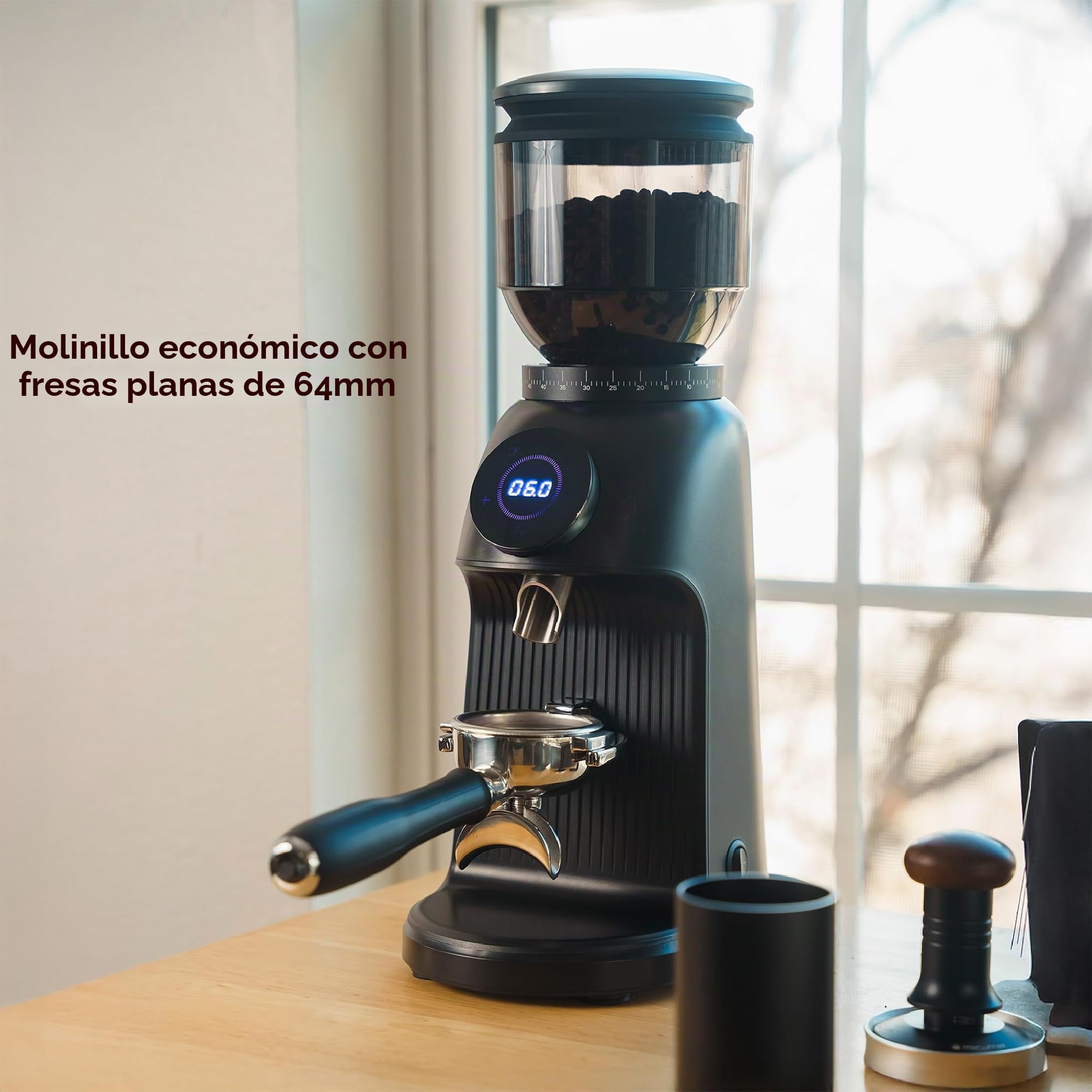 MiiCoffee Molinillo de café GF64 (negro)