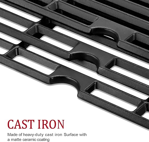 Miniatura 4 de GGC Repuesto de rejillas de parrilla de 18 pulgadas para Charbroil 463347017, 463377017, 4 quemadores 463376018P2, 463376117, 463377117, 463673617,