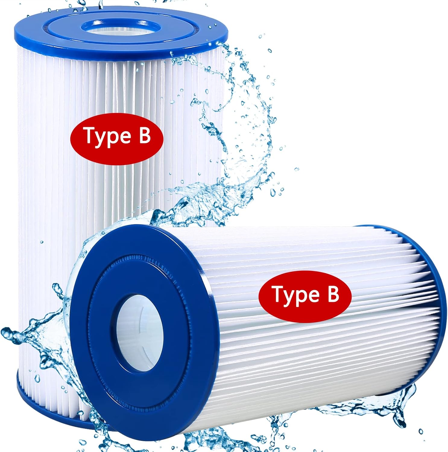 Pool Filter Cartridge Type B, Compatible with Intex 29005E