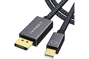 iVANKY Mini DP to DP Cable 4K@60Hz, Thunderbolt to Display Port 6.6ft