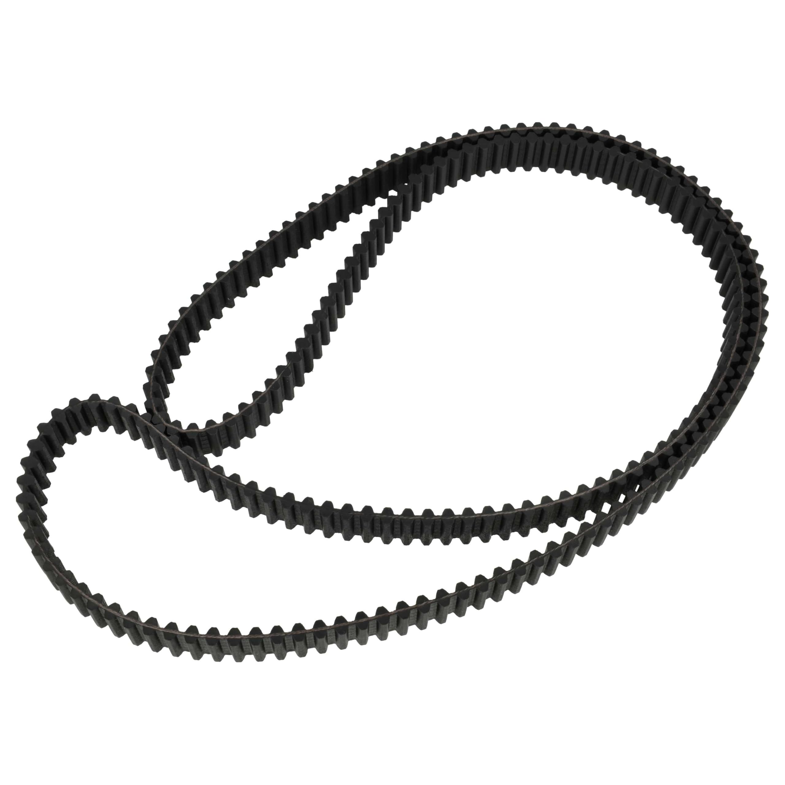 vhbw Cinghia trapezoidale compatibile con Castelgarden TC 102 hydro, 102 tosaerba - cinghia dentata doppia