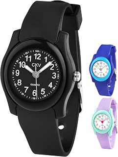 Kids Watch for Boys Girls Watches Age 3-12, 3 ATM Waterproof Child Wristwatch Time Teaching Easy to Read Kids Presents