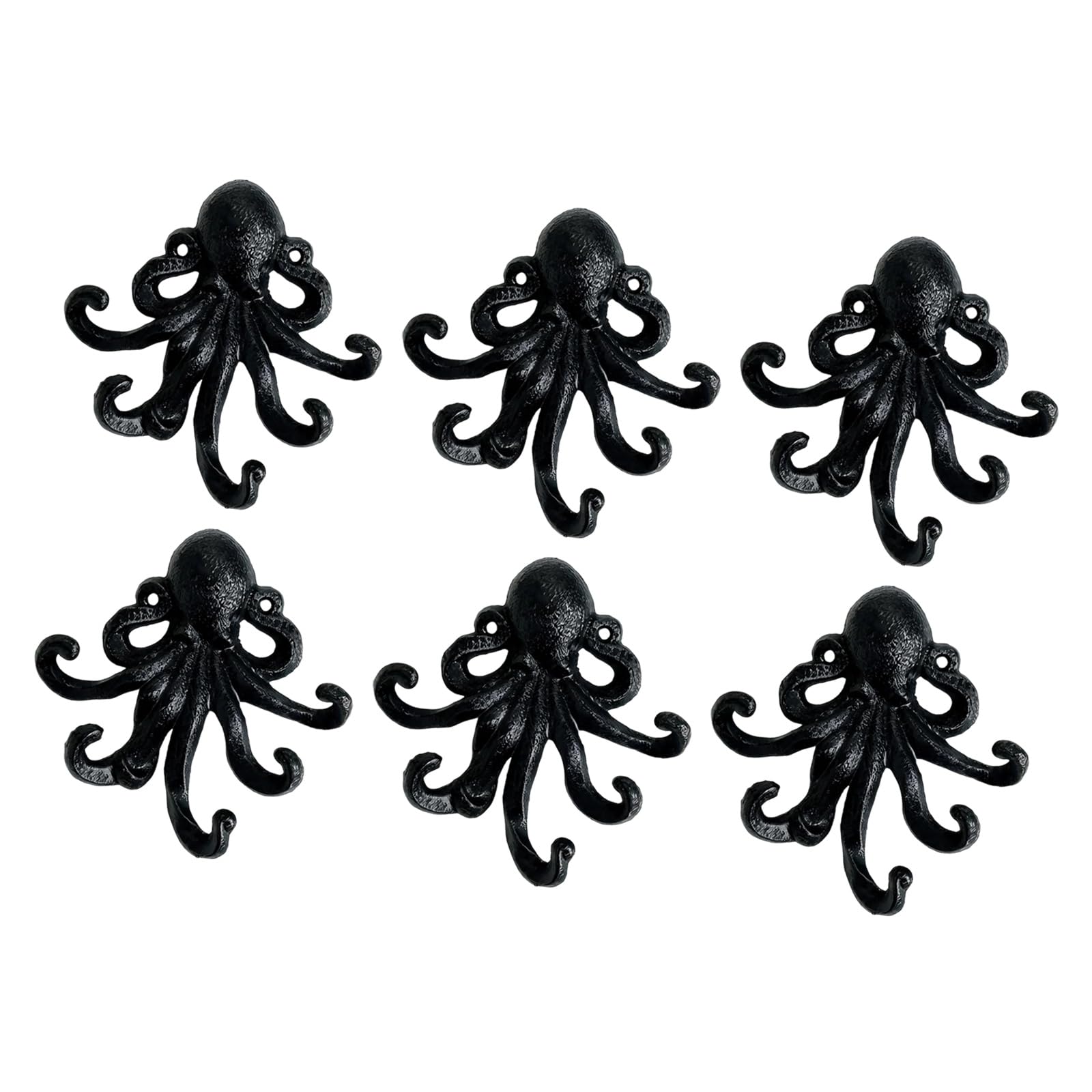 Limtula A Limtul Hand Crafted Octopuses Design Heavy Duty Iron Hook Rtistic House Ccessory For Wall Mounting In Living Room Bedroom Or Patio Garden Keys Holder
