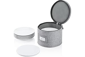 7 Inch China Storage Organizer for Plates, Appetizer Plates and Bowls