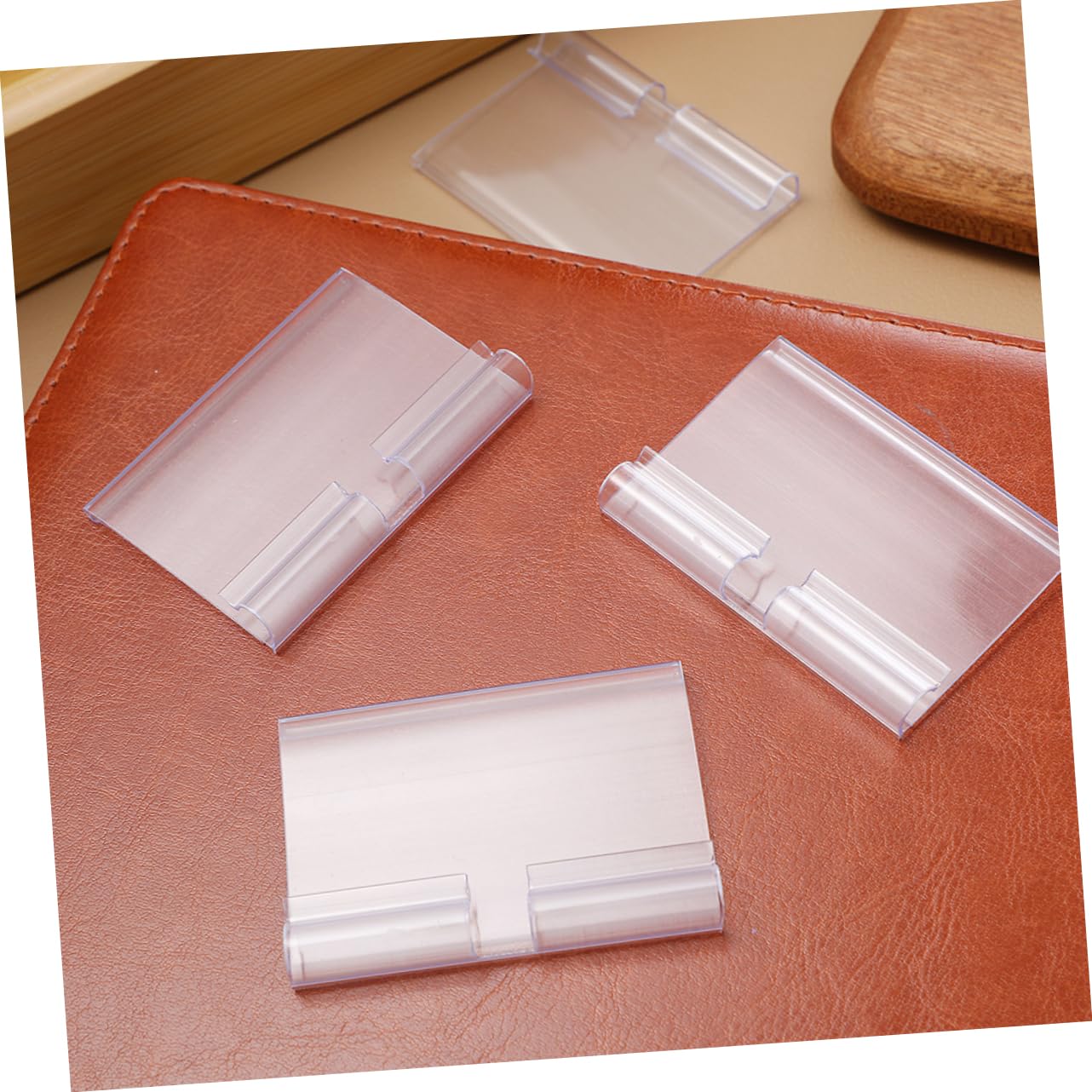 Porta Etichette 120 Pezzi in PVC per Scaffali a Filo e Ganci