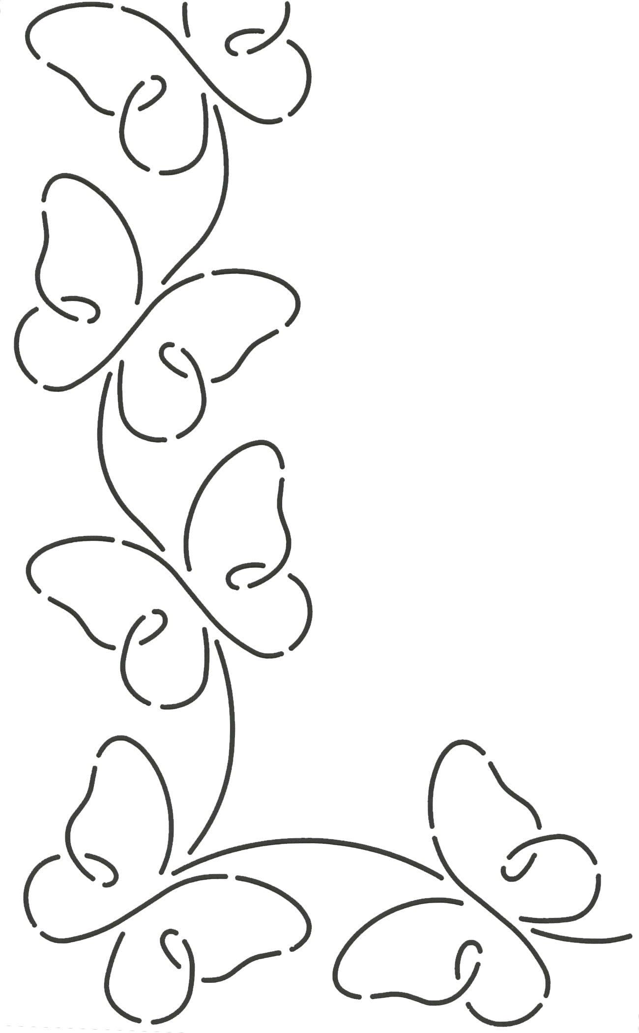 Quilting Creations Promise Border Quilt Stencil, 3-1/2"