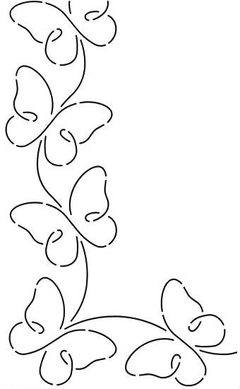 Quilting Creations Promise Border Quilt Stencil, 3-1/2"