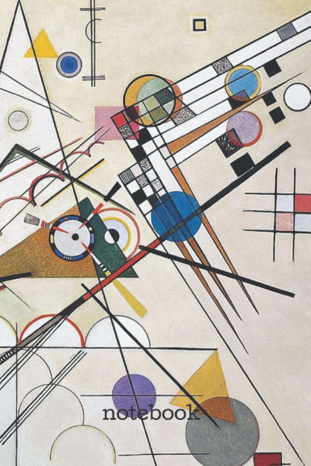 Notebook: Kandinsky Journal Planner (180 pages lined, 6x9 inches)