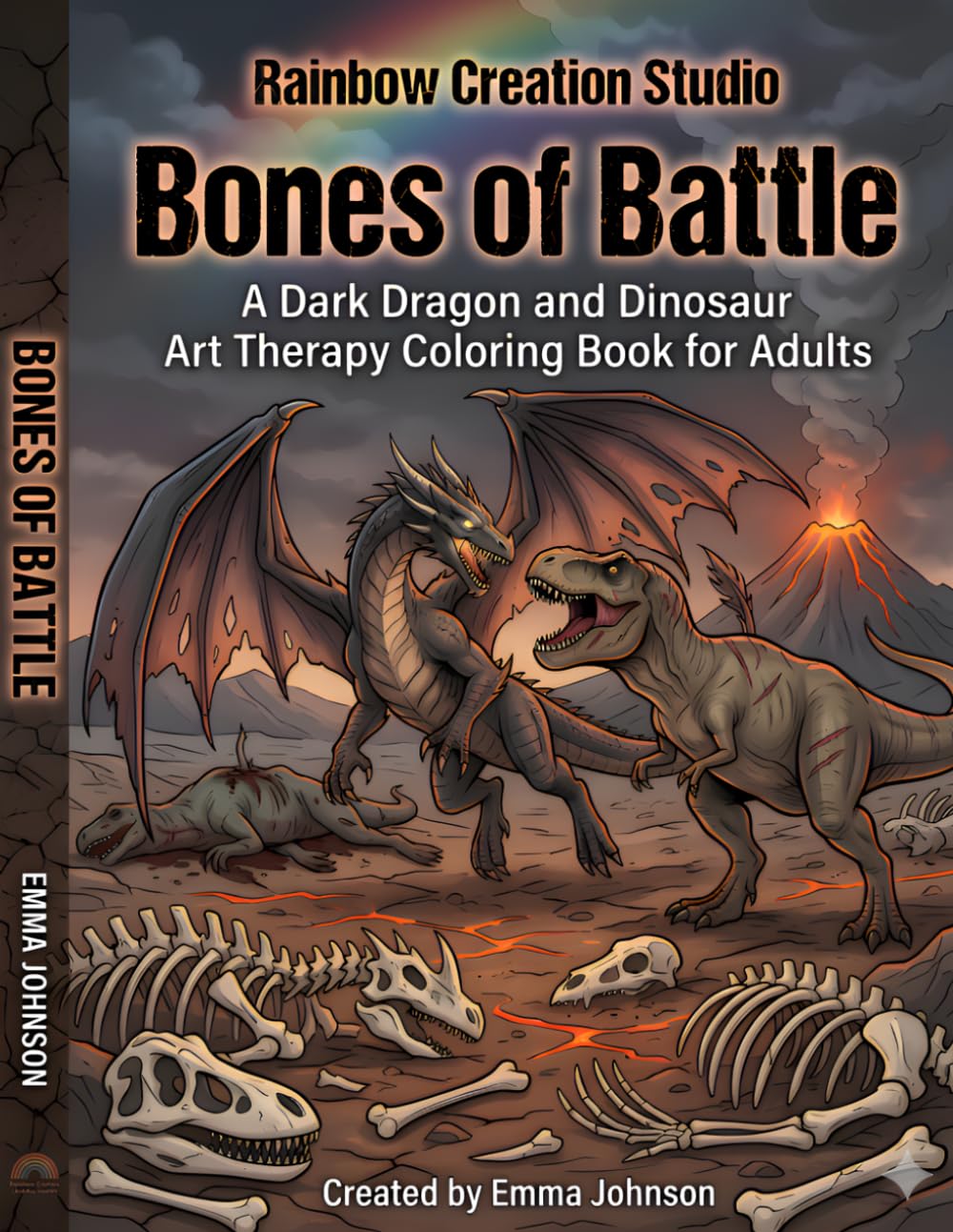 "Prehistoric Therapy: Intense Dinosaur Coloring Book for Adults - Stress Relief Through Epic Battles and Ancient Worlds: Relax, Unwind, and Find Calm in the Ancient World