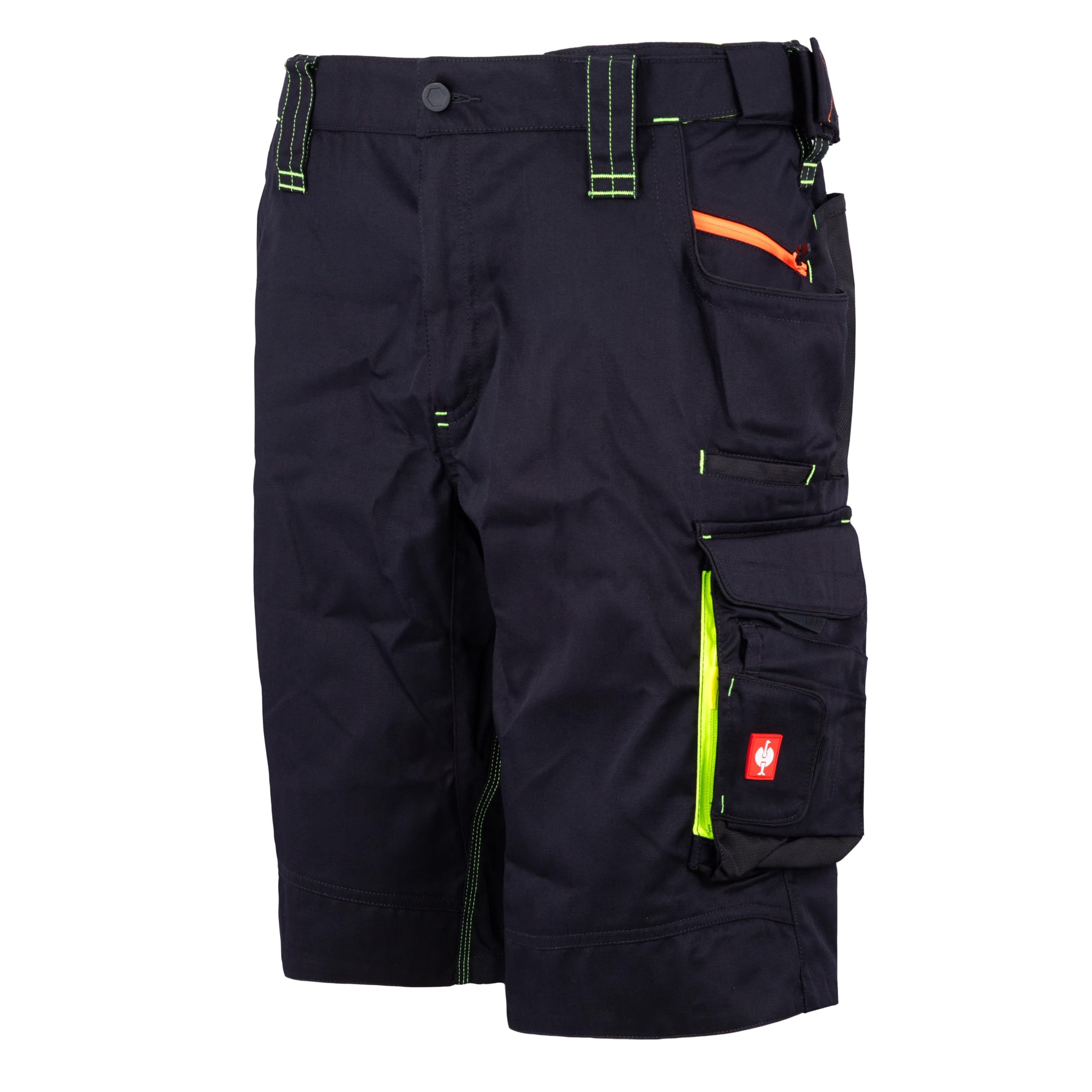 Engelbert Strauss SHORTS e.s.motion 2020, Black/Yellow, Size 52