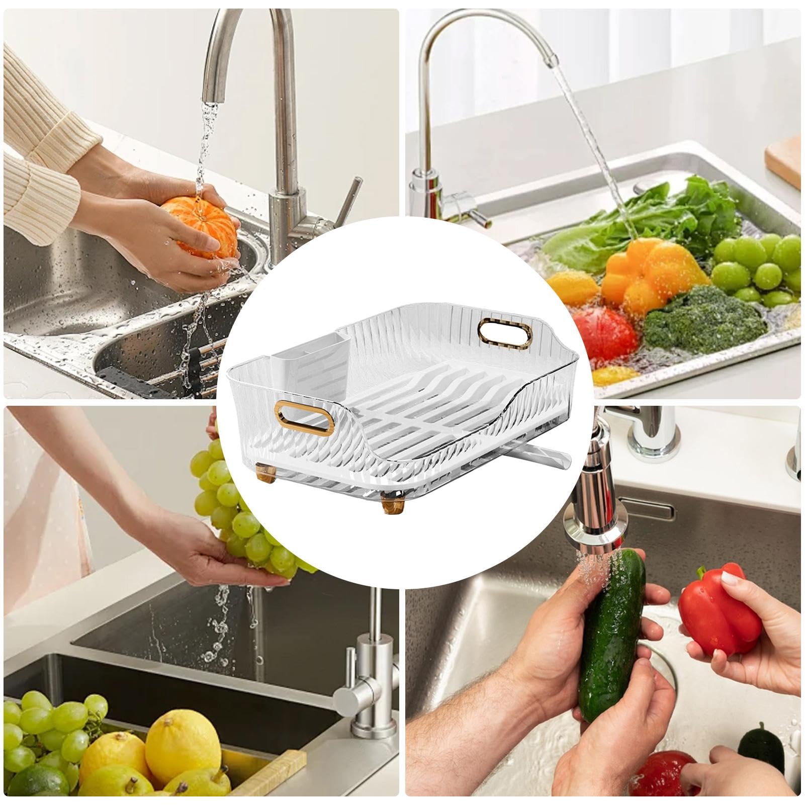 Amazon｜食器乾燥ラック、食器ラック, 食器乾燥ホルダー, 回転可能な