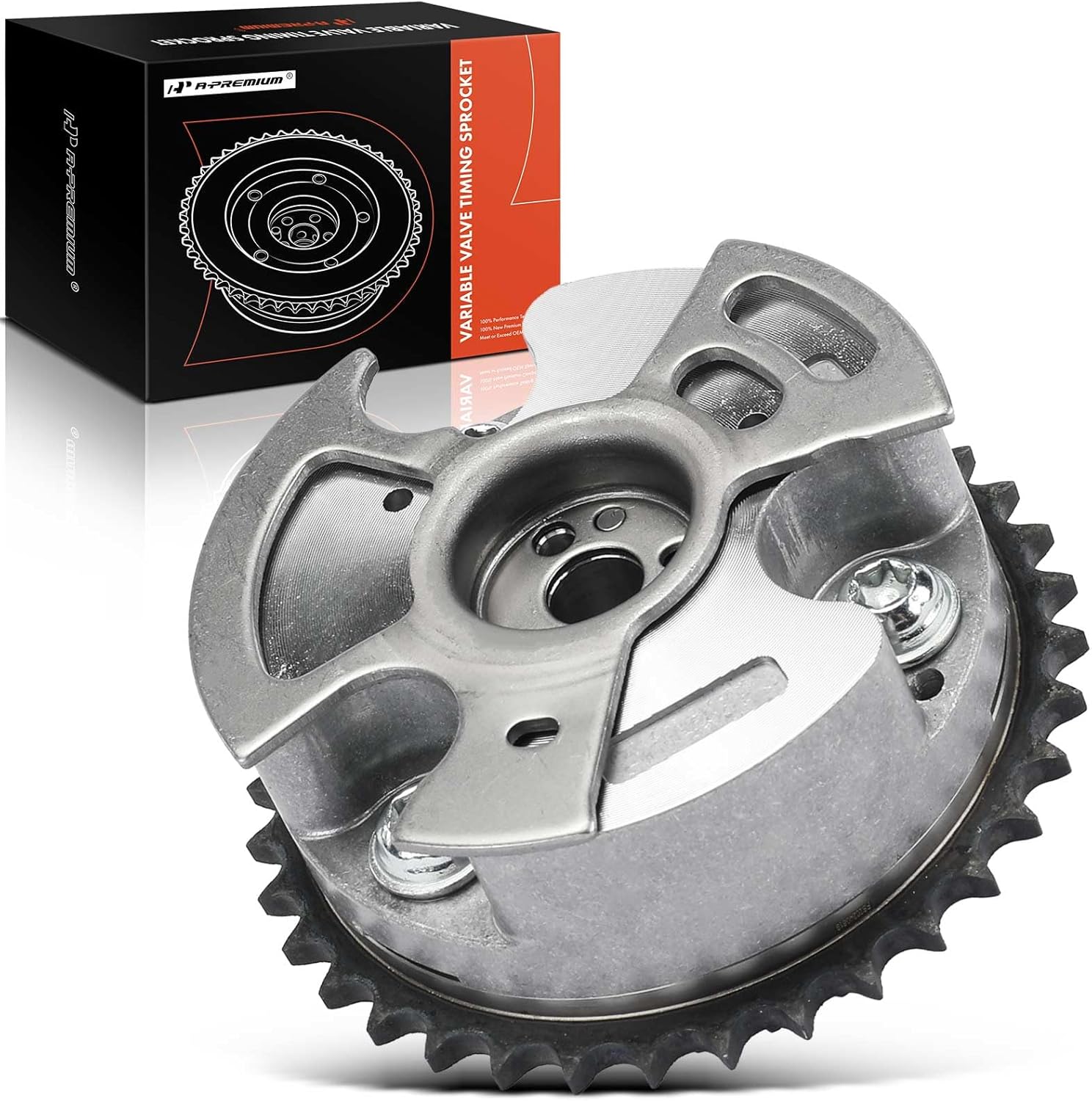 A-Premium Intake Engine Variable Valve Timing (VVT) Sprocket Gear Camshaft Adjuster Phaser Compatible with Toyota Camry 2007, RAV4 2006-2007, Avalon 2005-2006 & Lexus RX350 ES350 2007, IS250