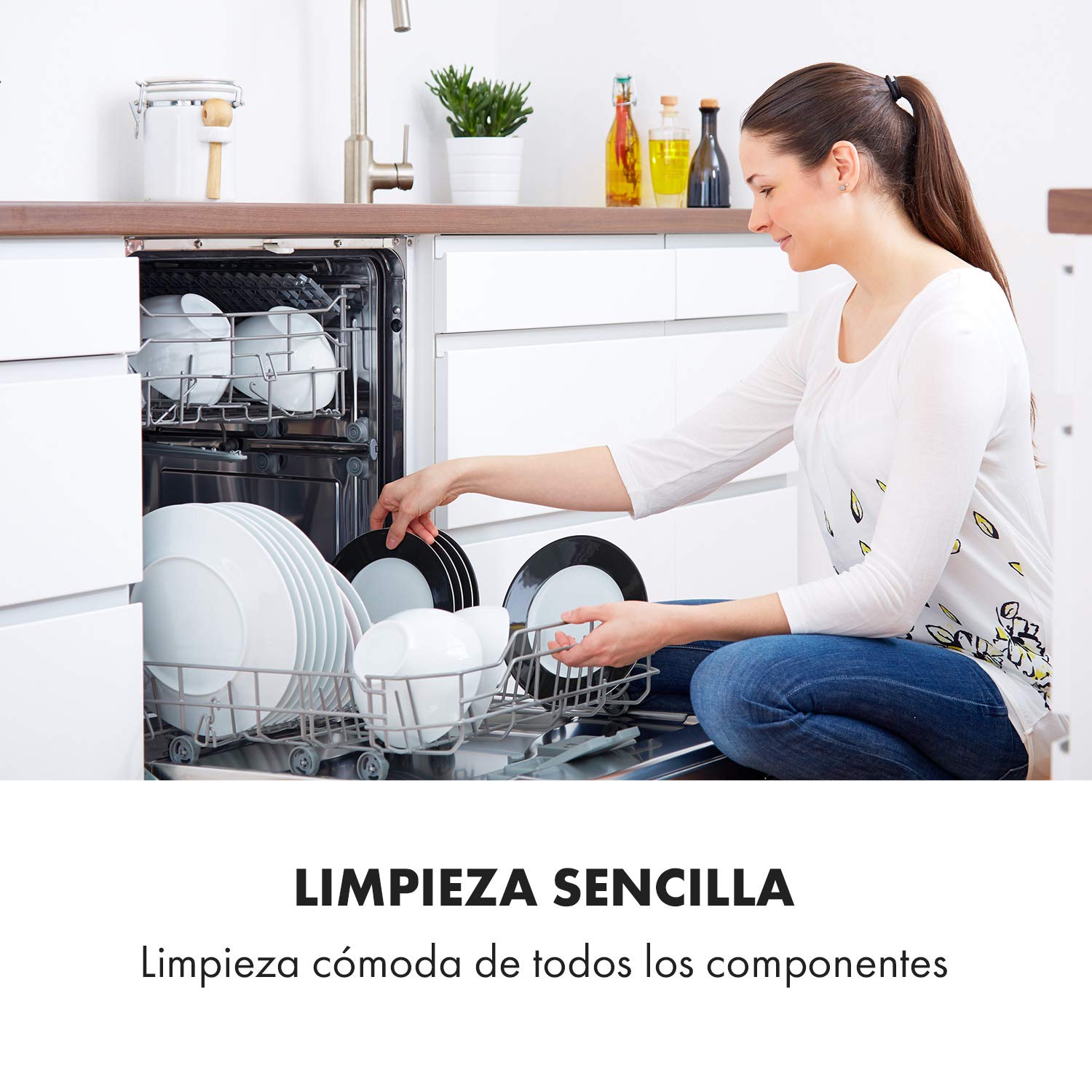 Pastelera Eléctrica Klarstein Pastamania-260W Automática con 7 Accesorios, 500g de capacidad, Silenciosa 60dB, Pantalla LED, Proceso de amasado en 3 Minutos,Molde para Raviolis y Cortador incluidos.