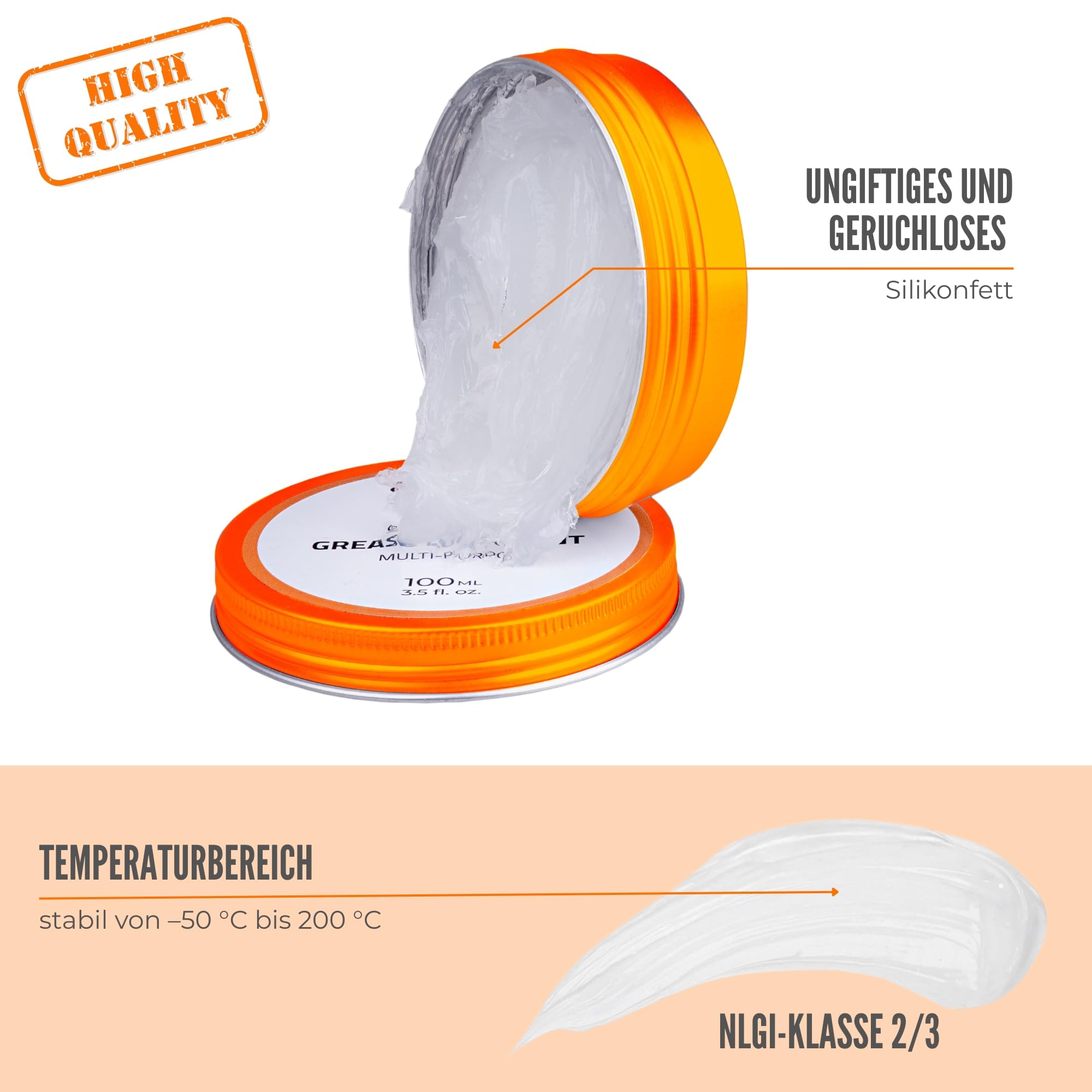 3x Silikonfett 10 G – Transparentes Schmierfett F Produktbild-Vorschau 5