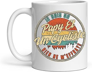 Tasse Je Suis Un Papy Et Un Cycliste Rien Ne M'effraye