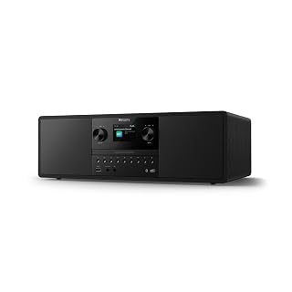 Philips TAM6500/10 Micro‑chaîne Musicale 100 Watts, Bluetooth 6.0, Auracast, Radio Dab+/FM, CD/USB/entrée Audio, Haut‑parleurs Bass‑Reflex, écran Couleur, télécommande, Noir - Les Beatles, Paul McCartney, John Lennon, RIngo Starr, George Harrison