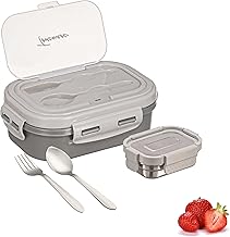 Trueware Picaso Jr. Insulated Inner Steel Thermoware BPA Free, Airtight, Food Grade, 2 Containers Lunch Box 750 ML | for School, Kids, Boy & Girl | Hot Lunch Box