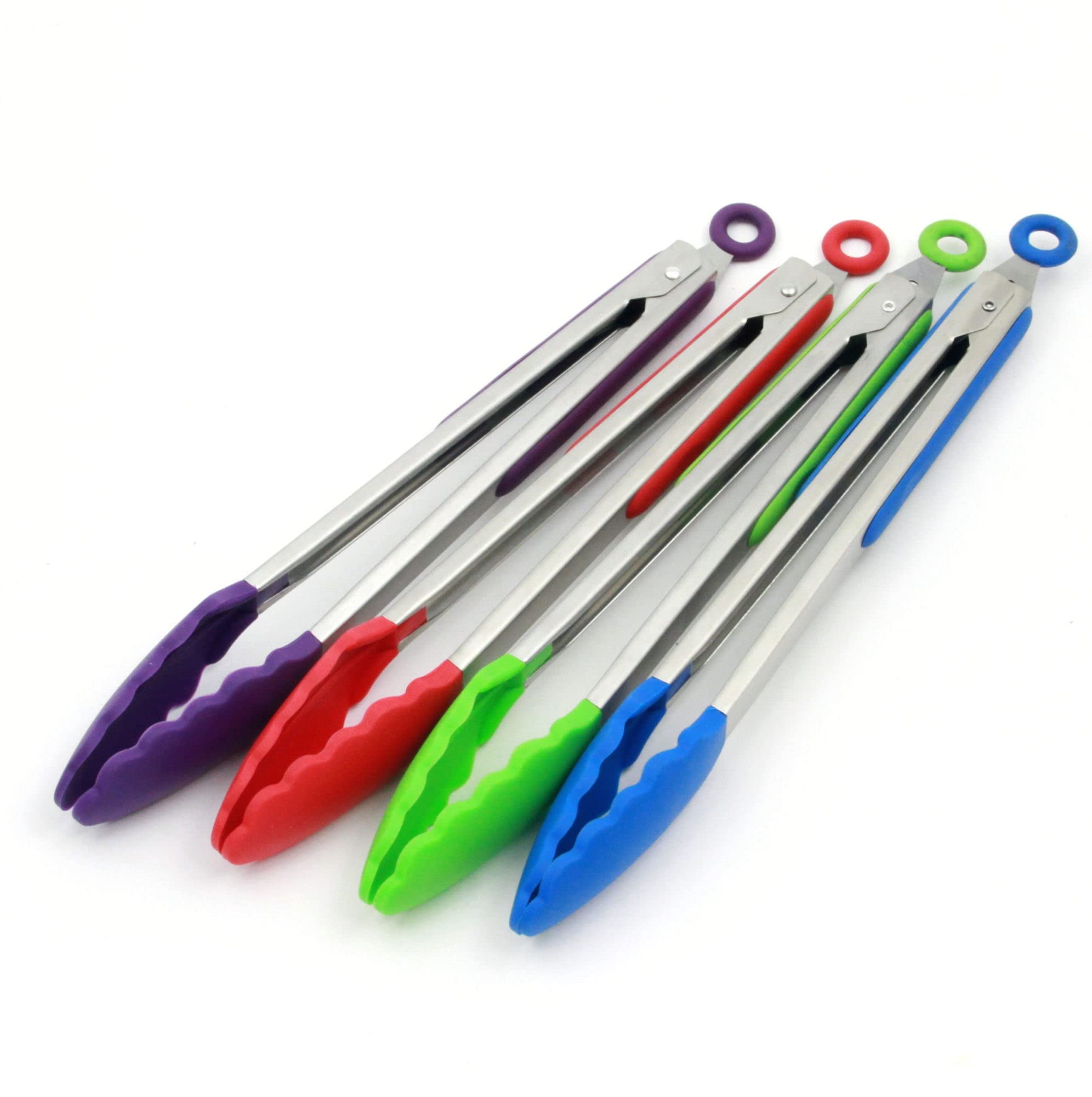 Chef Craft Premium Silicone Tongs, 12, Green by Chef Craft