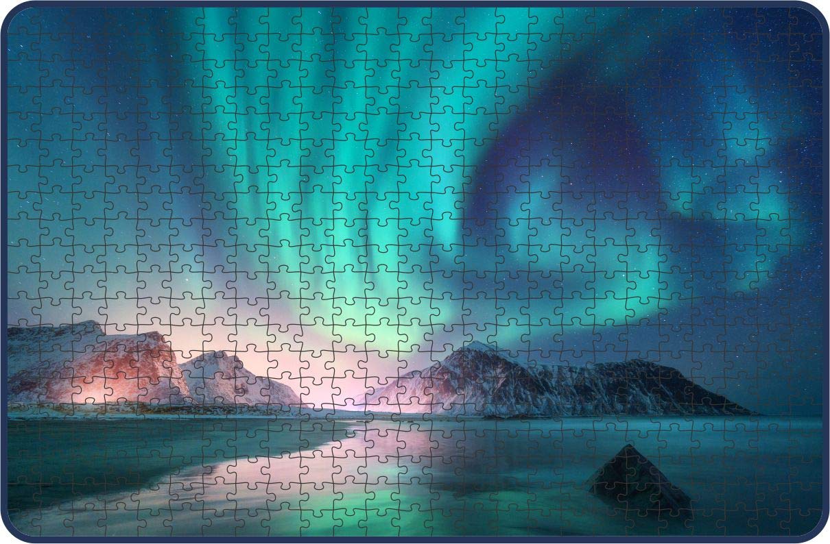 Webby Aurora Borealis Over The Sea Wooden Jigsaw Puzzle, 500 Pieces, Kid (B08HHJX3XF) Amazon Price History, Amazon Price Tracker