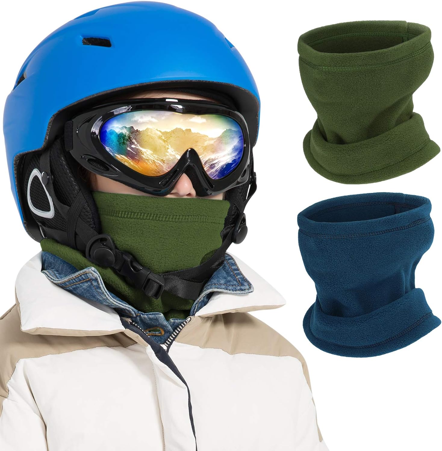 BEACE Winter Kids Neck Warmer Neck Gaiter Face Mask-Windproof & Keep Warm in the Cold Weather School : Clothing, Shoes & Jewelry