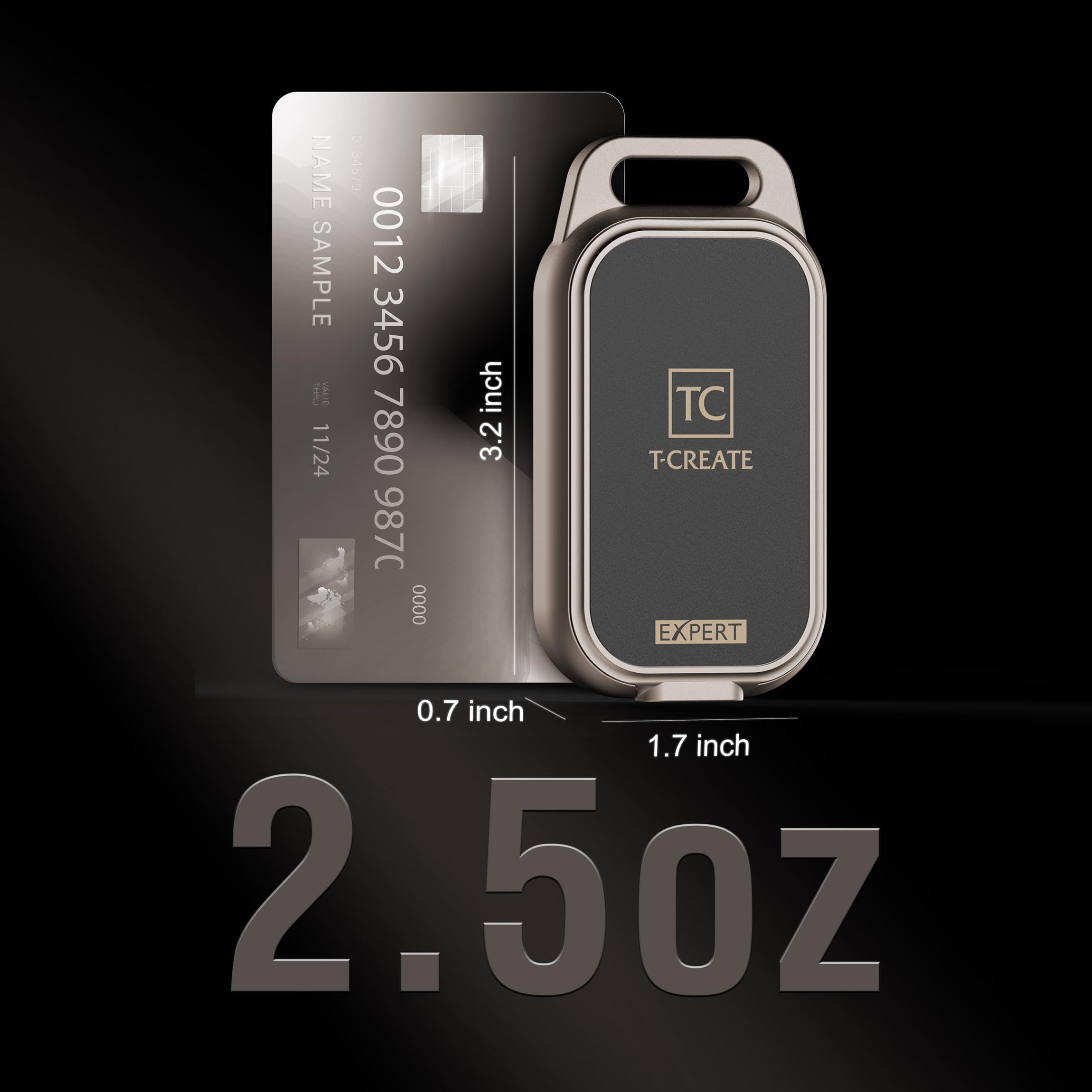 TEAMGROUP T-Create Expert P34F TPSEGE512G0C136 tragbare SSD, Lesegeschwindigkeit bis zu 1.000 MB/s