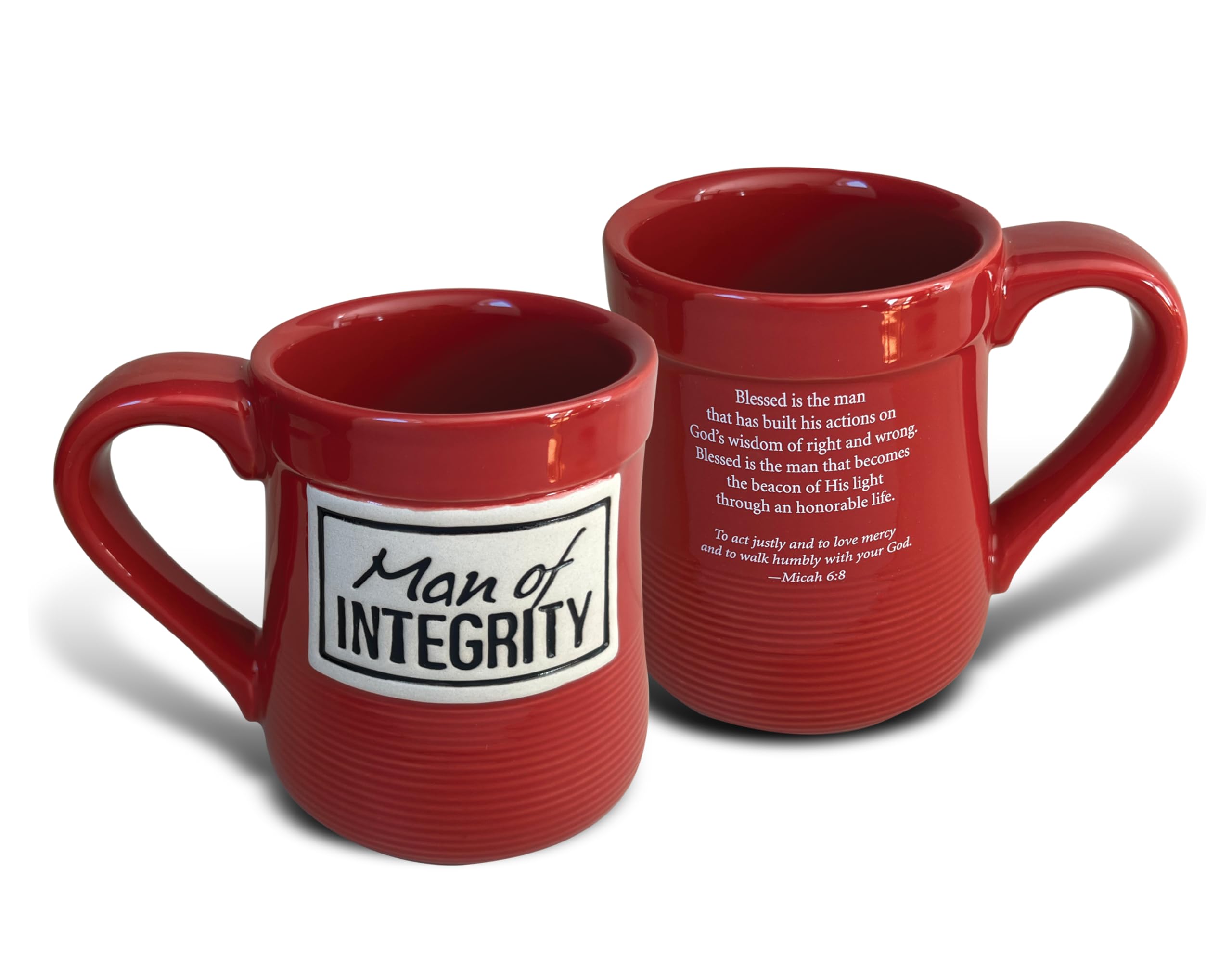 Cathedral Art Mug-Pottery-Man of Integrity (20 Oz), One Size, Grey :  Amazon.ca: Office Products
