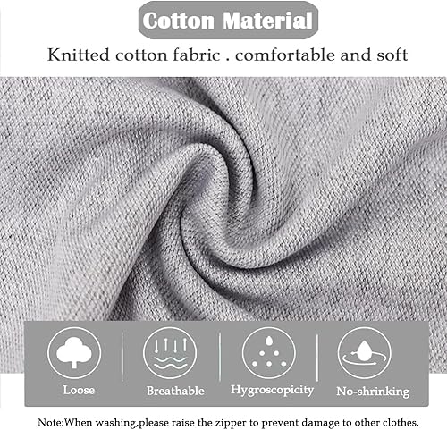 Miniatura 4 de Ropa de paciente postrada en cama con cremallera lateral unisex, pantalones para pacientes, pantalones rasgados, material de algodón suave