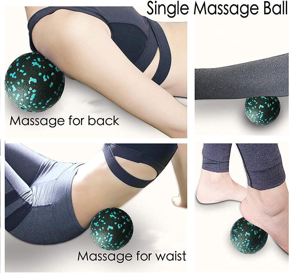 deska do ćwiczeń 45 cm jogi kulki fitness Ustaw EPP Wałki o wysokiej gęstości głębokie masaż tkanki Pilates łóżko do jogi(Roller ball set)