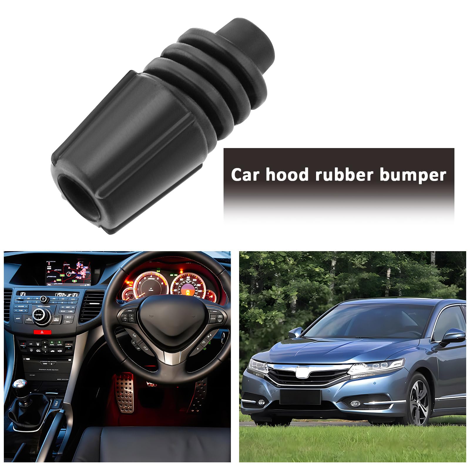 Motorhauben-Dichtung Clips (20 Stück) Für Honda Civic - Schwarzes PU Gummi