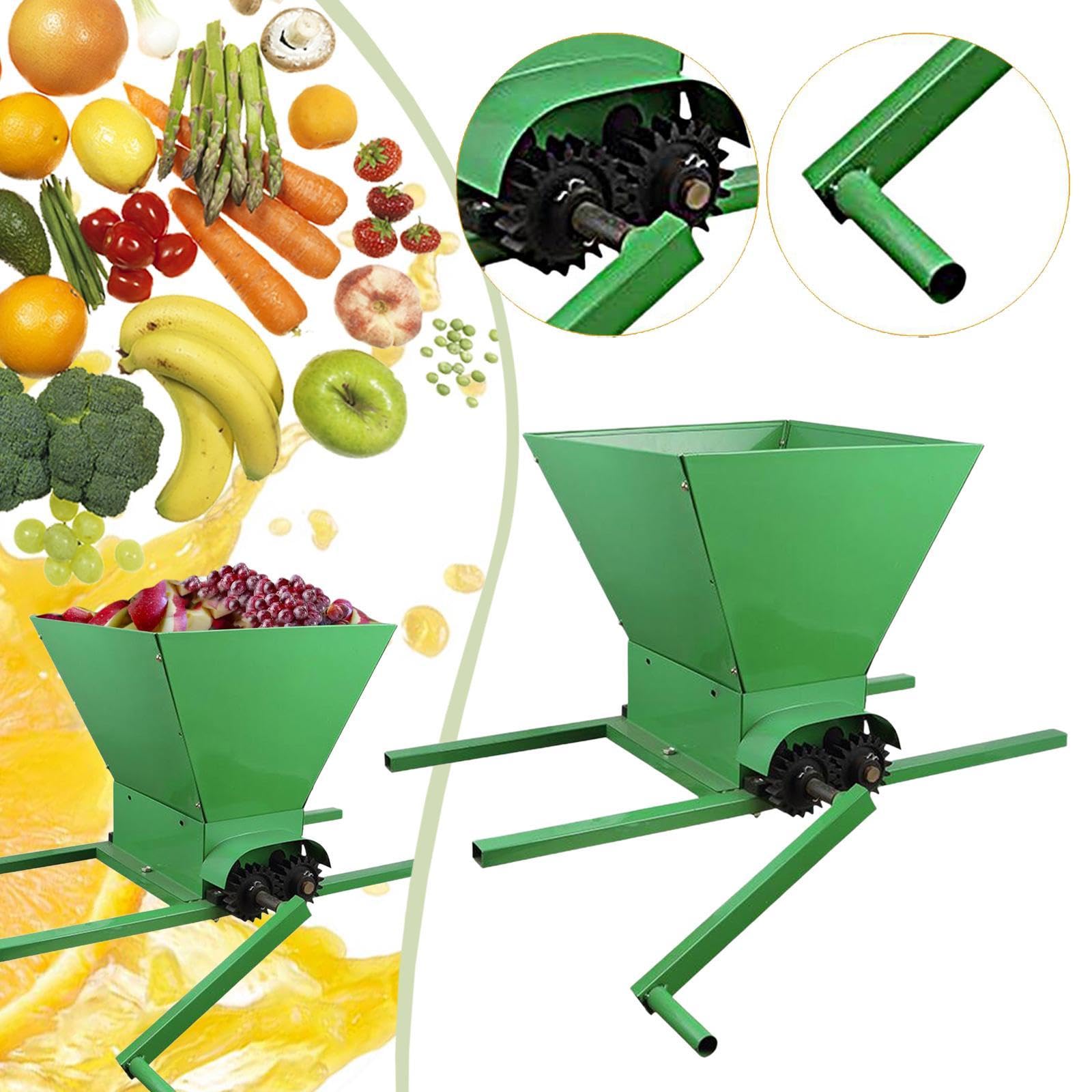 Trituradora De Frutas Para Prensado De Sidra | hierro resistente, fácil de usar, tamaño compacto, cuchillas eficientes