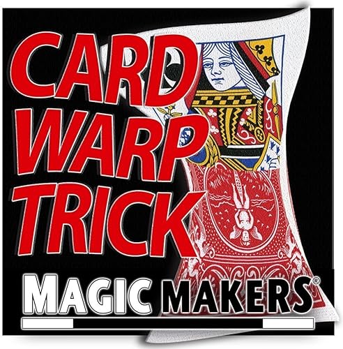 Magic Makers Tarjeta Warp Card Magic Trick con efectos de bonificación con magos Ben Salinas y Steve Tippeconnic