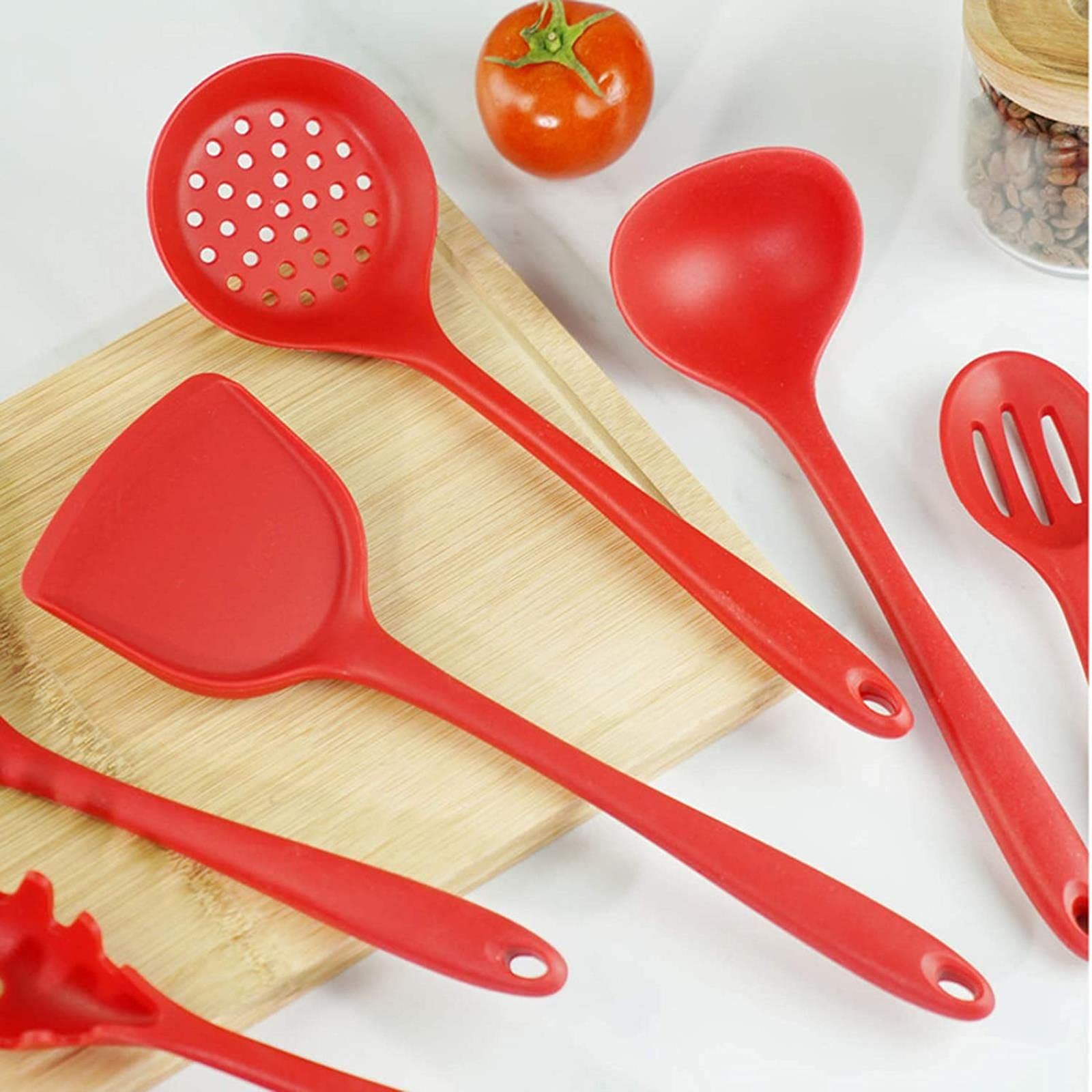 Langlebiges Küchenutensilien-Set - Kochutensilien-Set - Silikon-Küchenutensilien - Antihaft-Kochgeschirr mit Spachtel-Set - Küchenhelfer Kitchen GAD