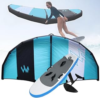 Wind Wingfoil und Hydrofoil Board mit Hydrofoil, Aufblasbares Hydrofoil Board mit Aufblasbarem Wind Wing Foil und Hydrofoil, für Outdoor-Wassersport