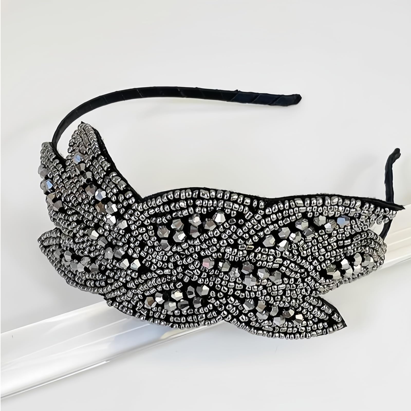 Floatdream 2 Pieces 1920s Hair Hoop, 1920s Headbands, Women's Vintage Headpiece, for 20s Style Dress Costume - Image 3