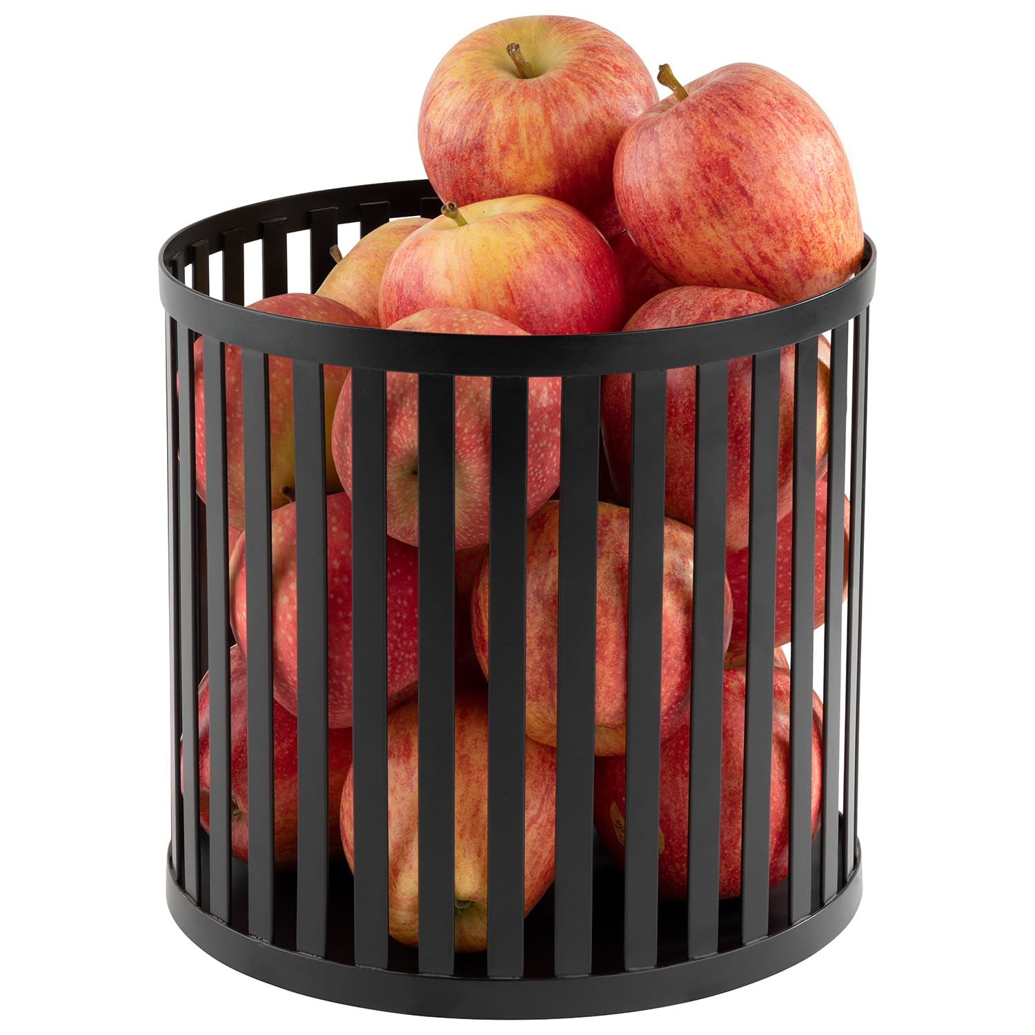 APS 15337 Basket Plus, Storage Basket, Stainless Steel, Black, Diameter 21 cm, Height 20 cm - Image 2